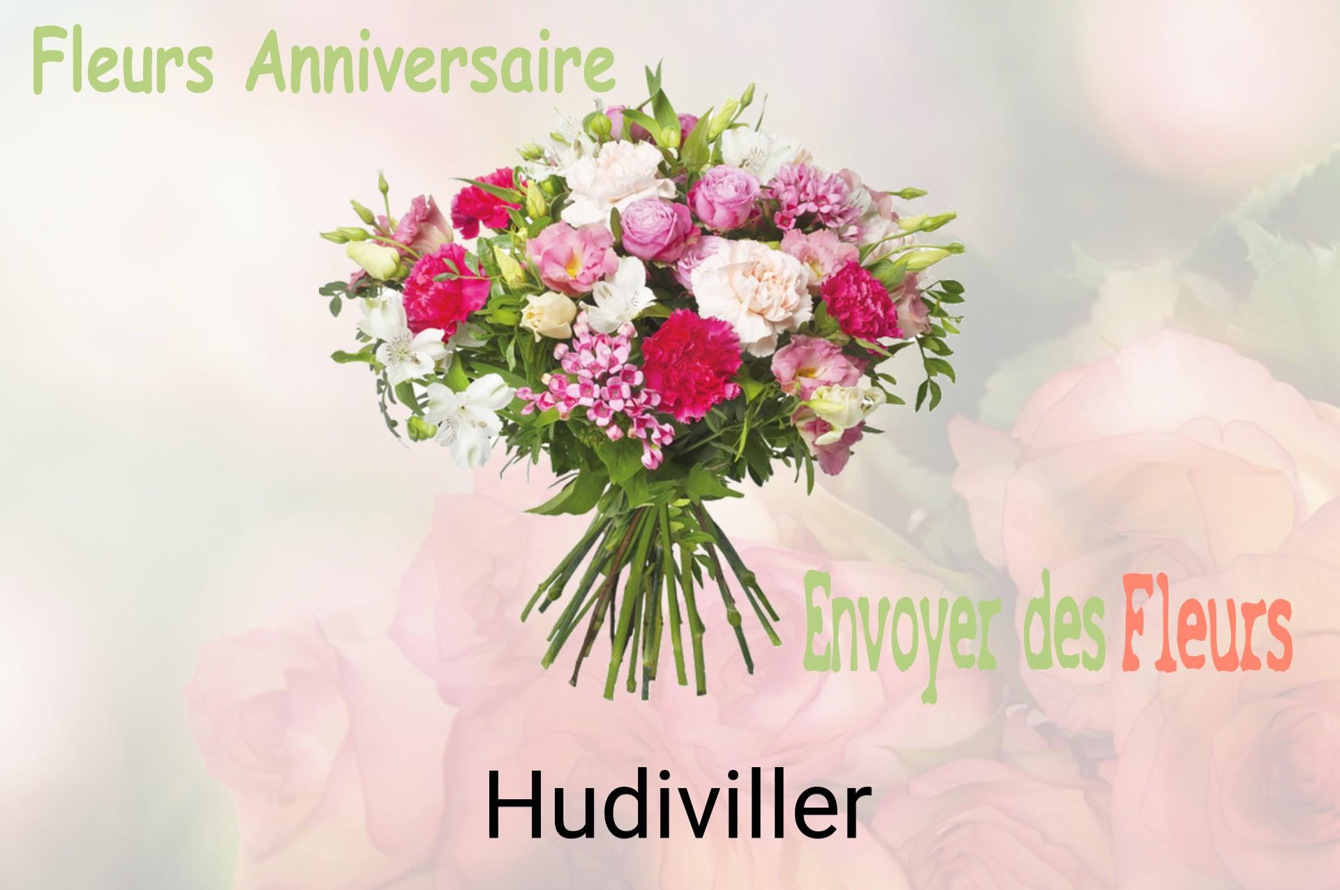 Bouquet de fleurs d’anniversaire livré à Hudiviller