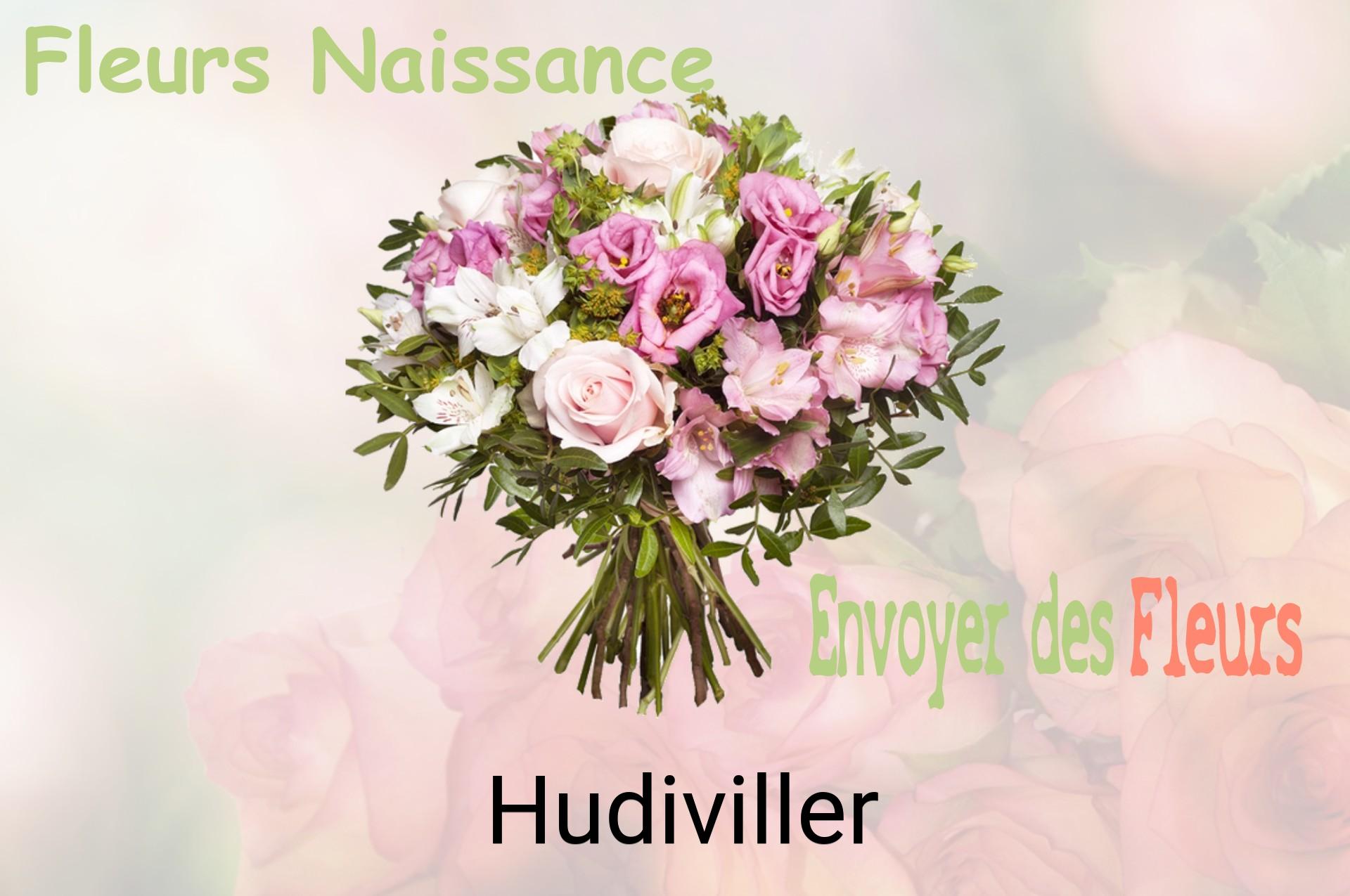 Bouquet de fleurs de naissance livré à Hudiviller